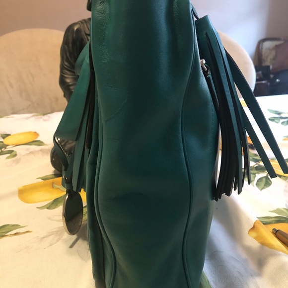 Coach Gently Used Legacy Jade Leather Tote #19982 - Picture 8 of 16